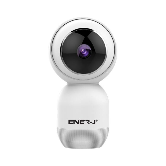 ENER-J Smart WiFi Indoor Security Camera 1080P HD Pan-Tilt with Night Vision & 2-Way Audio - White - Size: 10 inches - image 1
