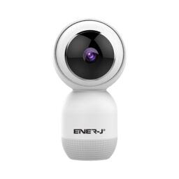 ENER-J Smart WiFi Indoor Security Camera 1080P HD Pan-Tilt with Night Vision & 2-Way Audio - White - Size: 10 inches - thumbnail 1