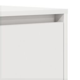 Berkfield Home Sideboard White 120x41x75 cm Engineered Wood - Size: 120 x 41 x 75 cm - thumbnail 8