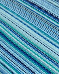 THE RUGS Reversible Weatherproof Outdoor Blue Rugs Striped Rainbow 1020 - Size: 150 cm x 220 cm - thumbnail 3