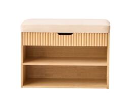 Nordlys Shoe Storage Entryway Furniture 2 Shelves 1 Wooden Chest in Beige - thumbnail 8