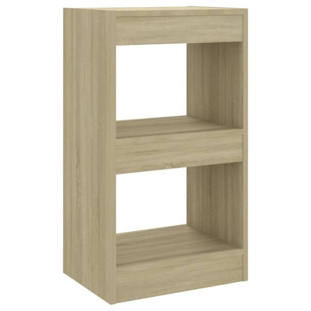Berkfield Home Book Cabinet/Room Divider Sonoma Oak 40x30x72 cm in Light Sand - Size: 40 x 30 x 72 cm - image 1