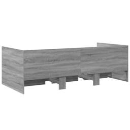 Berkfield Home Daybed with Drawers without Mattress Grey Sonoma 100x200 cm - thumbnail 6
