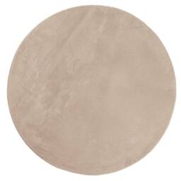 Berkfield Home Rug HUARTE Short Pile Soft & Washable Sand √ò 120 cm in Taupe - Size: Medium - thumbnail 1