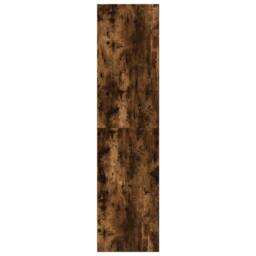 Berkfield Home Wardrobe Smoked Oak 30x50x200 cm Engineered Wood in Brown - Size: 30 x 50 x 200 cm - thumbnail 6