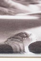 Homescapes Soft Lion Bath Mat, 45 x 75cm in Black - Size: Bath Mat - thumbnail 3