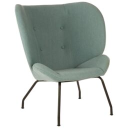 Orsina Light Green Accent Chair, Textured Fabric Upholstery with Button Tufting, Chic Vintage Living Room Chair - thumbnail 6