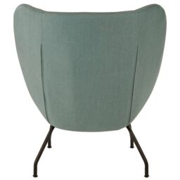 Orsina Light Green Accent Chair, Textured Fabric Upholstery with Button Tufting, Chic Vintage Living Room Chair - thumbnail 5