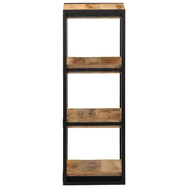 Berkfield Home Wall Shelf 35x35x100 cm Solid Rough Wood Mango in Brown - Size: 35 x 35 x 100 cm - image 1