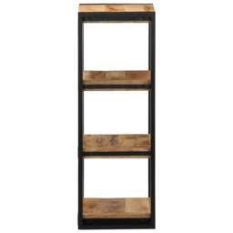 Berkfield Home Wall Shelf 35x35x100 cm Solid Rough Wood Mango in Brown - Size: 35 x 35 x 100 cm - thumbnail 1