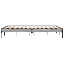 Berkfield Home Bed Frame without Mattress Grey Sonoma 120x200 cm - Size: Small Double - thumbnail 5