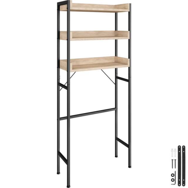 tectake Bathroom Shelf With 3 Tiers Seattle in Light Oak - image 1