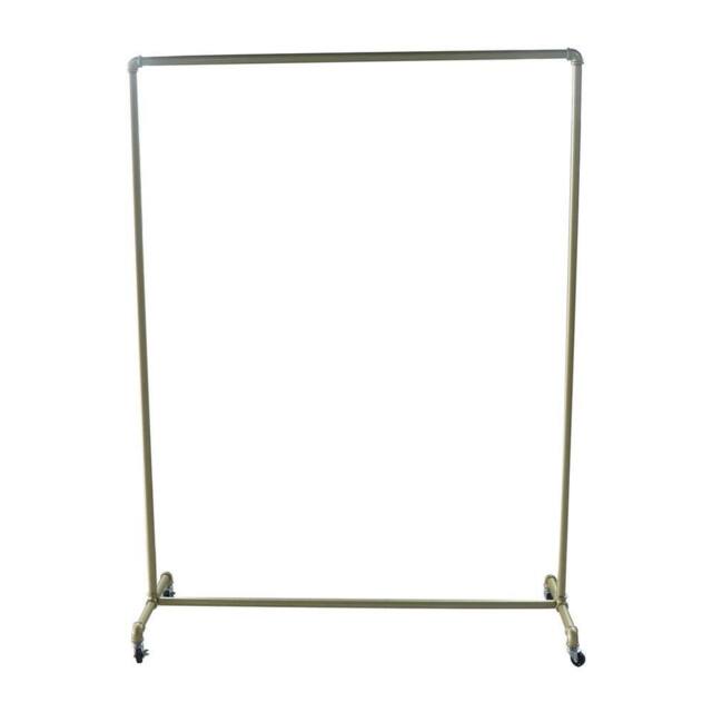 Kelvenix Heavy Duty Commercial Clothes Rail Gold Garment - image 1