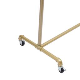 Kelvenix Heavy Duty Commercial Clothes Rail Gold Garment - thumbnail 4