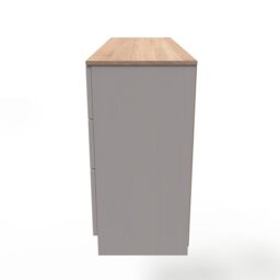 Ready Assembled 2 U Norton Double Pedestal Desk (Ready Assembled) in Taupe - Size: Large - thumbnail 2
