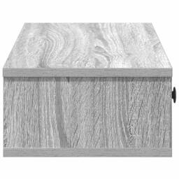 Berkfield Home Wall Shelf with Drawers Grey Sonoma 100x37.5x19 cm Engineered Wood - thumbnail 5