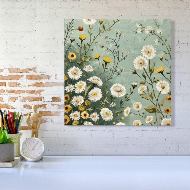 "Warren Reed - Designer Springtime Canvas - Size: W16"" x H16""" - image 1