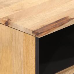 Berkfield Home TV Cabinet 70x33x46 cm Solid Wood Mango in Brown - Size: 70 x 33 x 46 cm - thumbnail 8