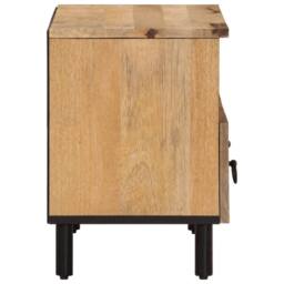 Berkfield Home TV Cabinet 70x33x46 cm Solid Wood Mango in Brown - Size: 70 x 33 x 46 cm - thumbnail 6