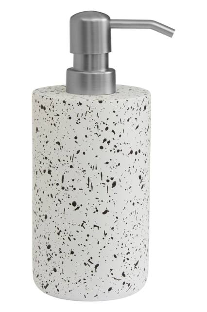 Orsina Gozo Soap Dispenser, Textured Concrete in White - image 1