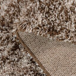 Kukoon Beige Brown Super Soft Shaggy Area Rug in Chocolate - Size: 160 cm x 230 cm - thumbnail 3