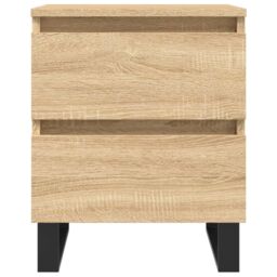 Berkfield Home Bedside Cabinet Sonoma Oak 40x35x50 cm Engineered Wood in Brown - Size: 40 x 35 x 50 cm - thumbnail 5