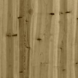Berkfield Home Garden Sofa Armrest with Cushions Impregnated Wood Pine in Brown - thumbnail 8