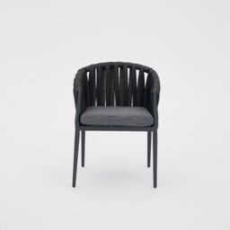 Home Detail Bondi Grey Garden Dining Set - Size: Small - thumbnail 3