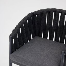 Home Detail Bondi Grey Garden Dining Set - Size: Small - thumbnail 4