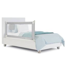 Costway 145cm Long Toddlers Bed Rail Height Adjustable Baby Safety Guardrail in Grey - thumbnail 8