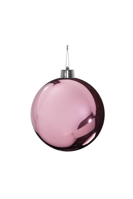 KDMD Pink Shiny Shatterproof Bauble 20cm - image 1