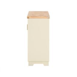 SoBuy Modern Kitchen Sideboard - Glass Doors & Wine Rack in Cream - thumbnail 4