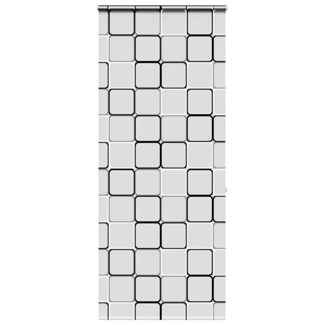 Berkfield Home Shower Roller Blind with Cassette 100x240 cm Fabric Width 96 cm in Black - image 1