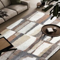 The Rug Shop UK Multi Abstract Shaggy Easy to Clean Stain-Resistant Rug - Size: 160 cm x 230 cm - thumbnail 3