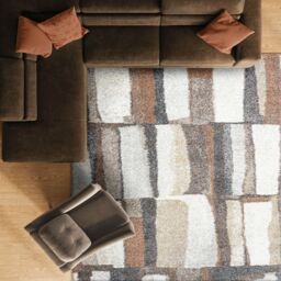 The Rug Shop UK Multi Abstract Shaggy Easy to Clean Stain-Resistant Rug - Size: 160 cm x 230 cm - thumbnail 2