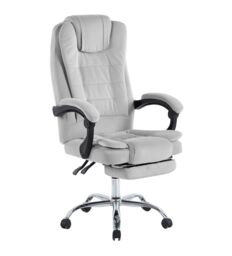 Hygrad Built to Survive Swivel Velvet Office Chair Ergonomic Leisure Chair Height Adjustable Desk Chair in Grey - thumbnail 6