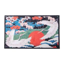 Artsy Mats Japanese Crane Indoor Washable Doormat - Size: 50 cm x 80 cm - thumbnail 3