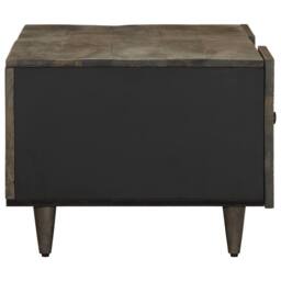 Berkfield Home Coffee Table Light Grey 100x54x40 cm Solid Wood Mango - Size: 100 x 54 x 40 cm - thumbnail 4