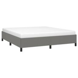 Berkfield Home Bed Frame Dark Grey 180x200 cm Super King Fabric - thumbnail 3