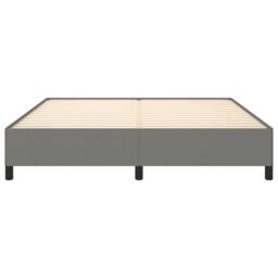 Berkfield Home Bed Frame Dark Grey 180x200 cm Super King Fabric - thumbnail 5