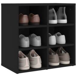 Berkfield Home Shoe Cabinets 2 pcs Black 52.5x30x50 cm - thumbnail 4