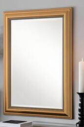 Yearn Mirrors Classic Gold Beaded Mirror 131x108cm - Size: 131x108 cm - thumbnail 1