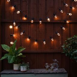 ValueLights Festoon 10 Set Black Outdoor String Festoon Light - thumbnail 2