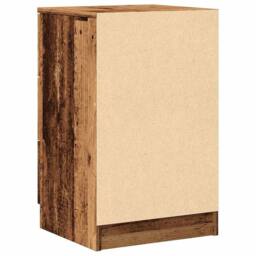 Berkfield Home Bedside Cabinets 2 pcs Old Wood 40x36x65 cm Engineered Wood in Brown - Size: 40 x 36 x 65 cm - thumbnail 7