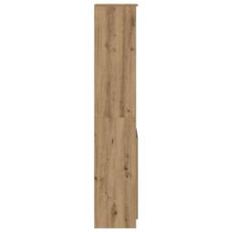 Berkfield Home Highboard Artisan Oak 37.5x35x180 cm Engineered Wood in Brown - thumbnail 6