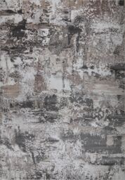 London Rug Company Jennifer Luxury Abstract Short Pile Rug in Grey - Size: 240 cm x 340 cm - thumbnail 1