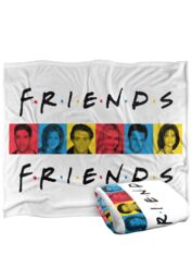 Warner Brothers Friends Silky Touch Super Soft Throw Blanket 152x127cm in White - Size: 152x127 cm - thumbnail 2