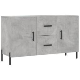Berkfield Home Sideboard Concrete Grey 100x36x60 cm Engineered Wood - Size: 100 x 36 x 60 cm - thumbnail 1