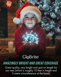 Globrite Cool White Fairy Lights 20m 200LED String Lights for Indoor & Outdoor Decoration - thumbnail 8