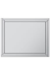 MirrorOutlet All Glass Bevelled Large Dress Mirror 144 x 115.5CM 4ft8 x 3ft9 in Silver - Size: 1 Pack - thumbnail 4